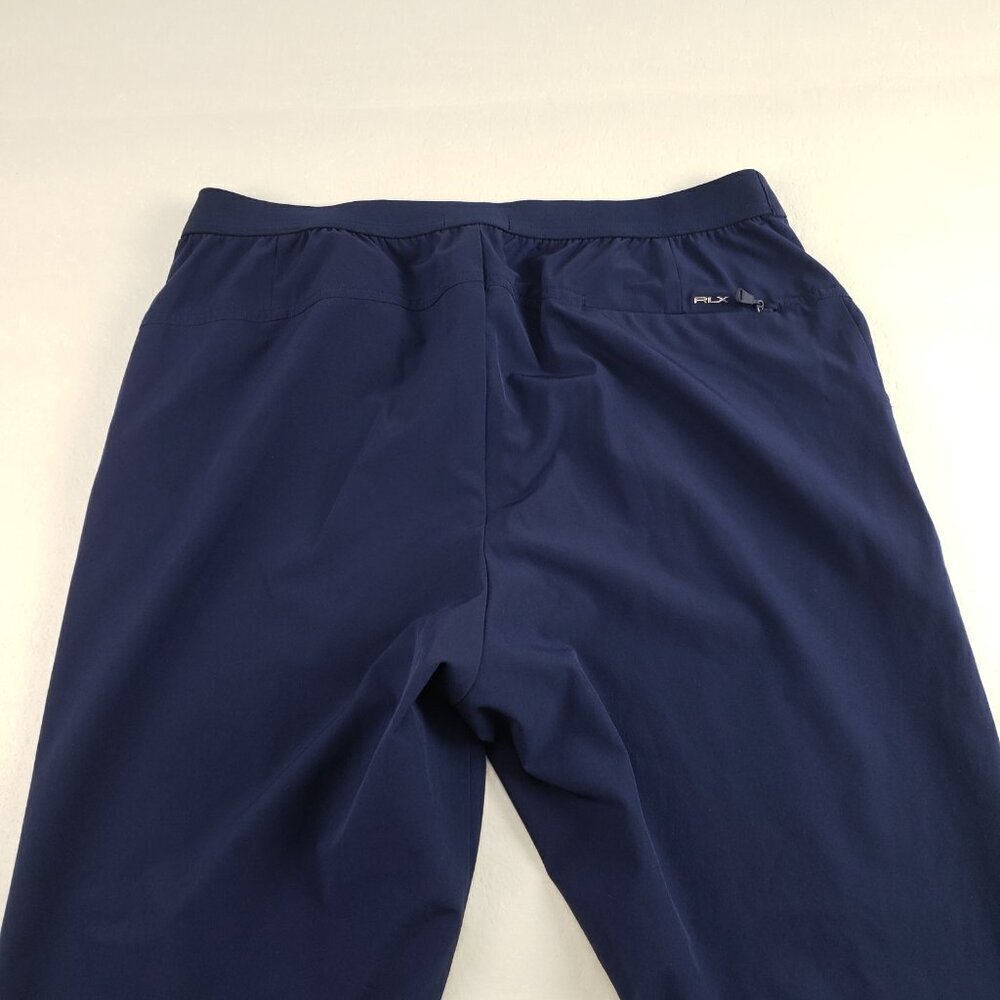 RLX Ralph Lauren Pant Womens Large Blue Straight Leg Active Casual Stretch - Picture 8 of 14